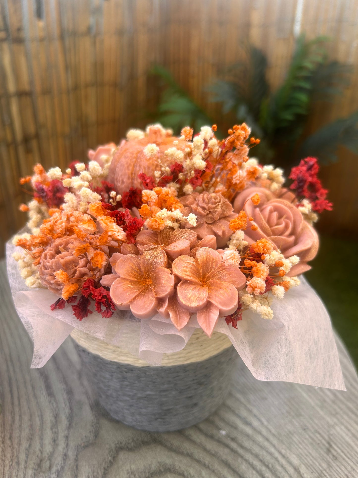 Bouquet de fondants parfumés d’automne – senteur pomme cannelle 🍁🍂