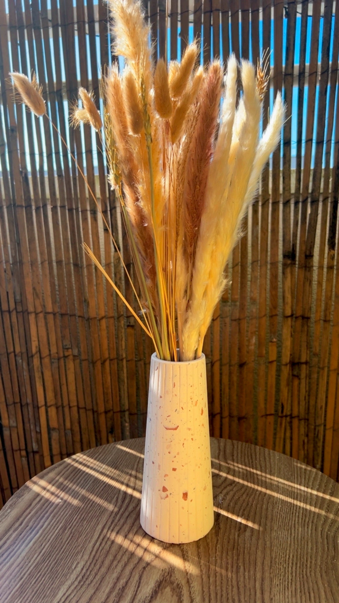 Grand vase terrazzo