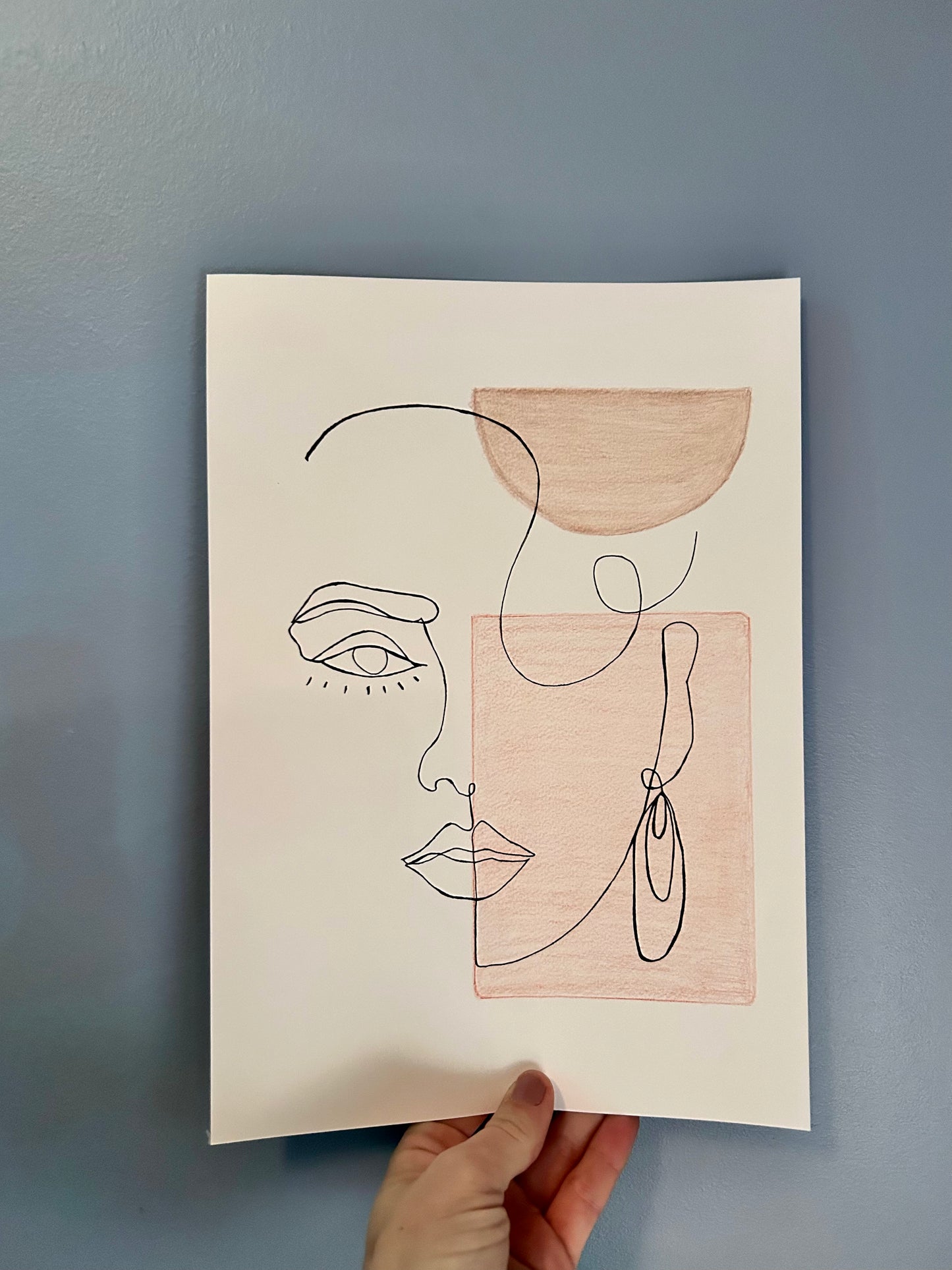 Visage minimaliste