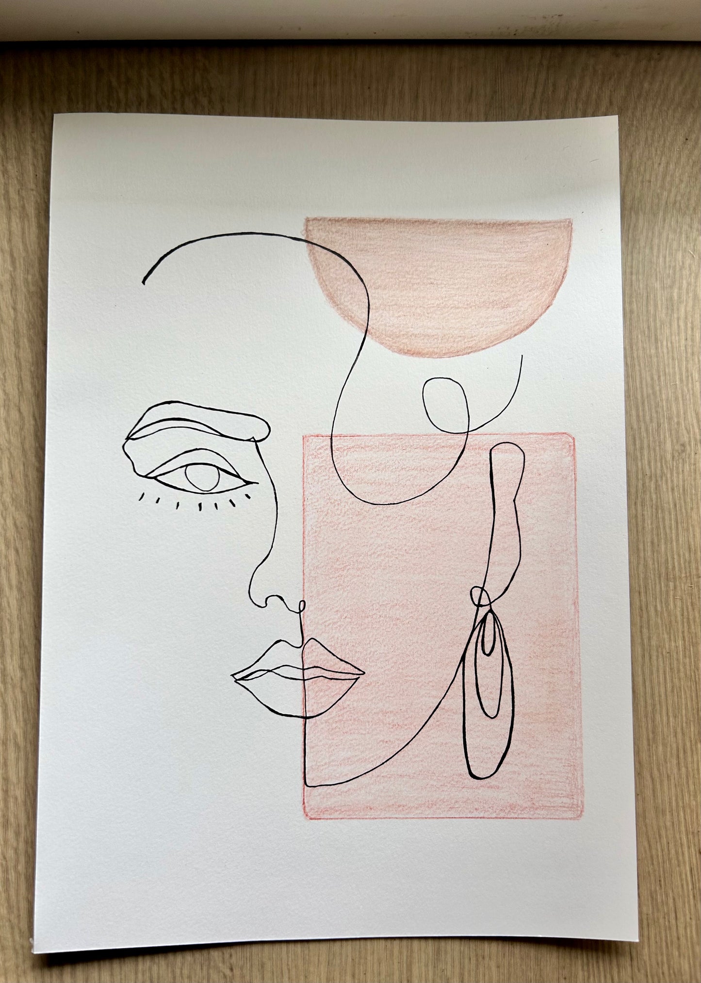 Visage minimaliste