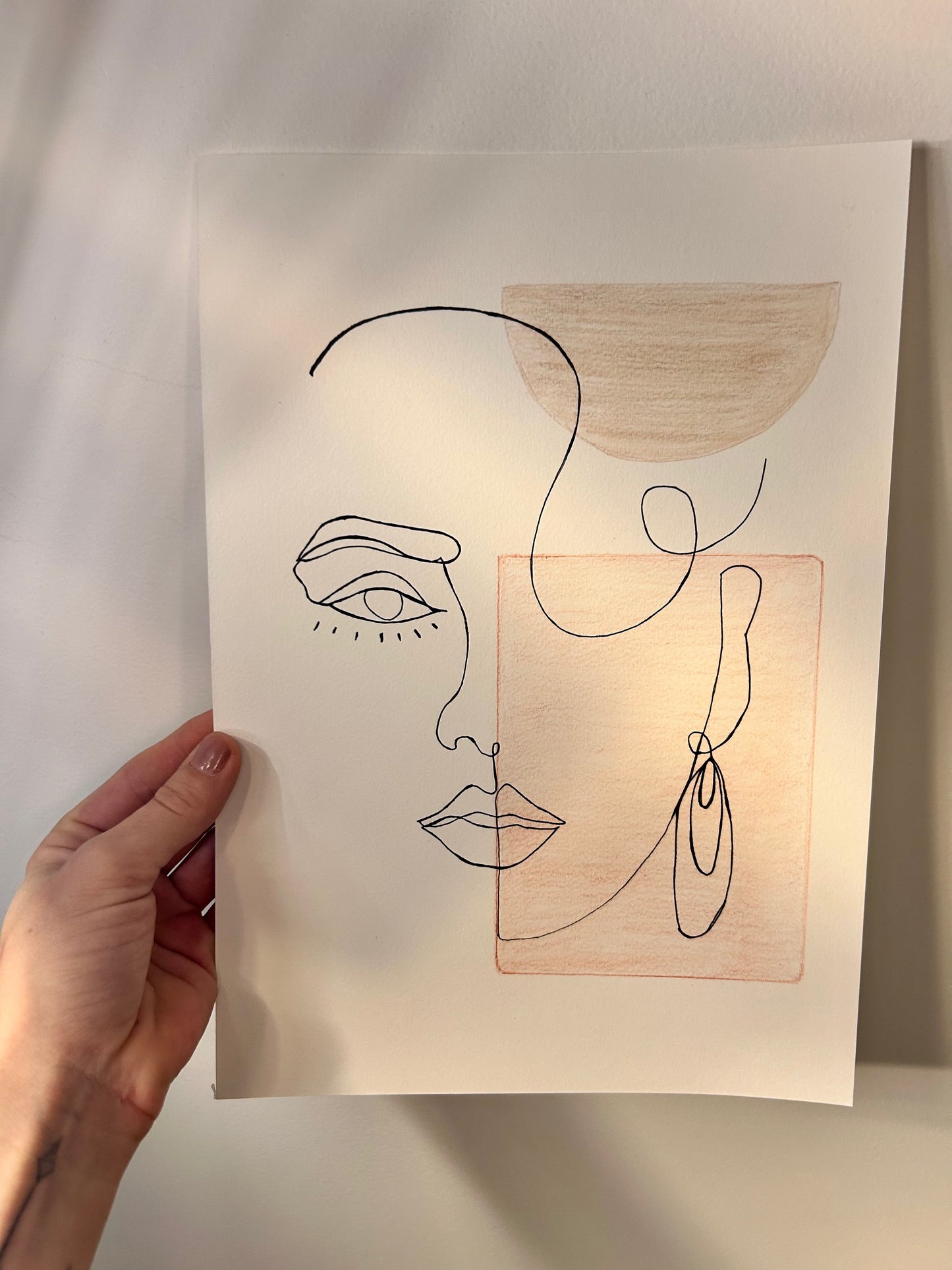 Visage minimaliste