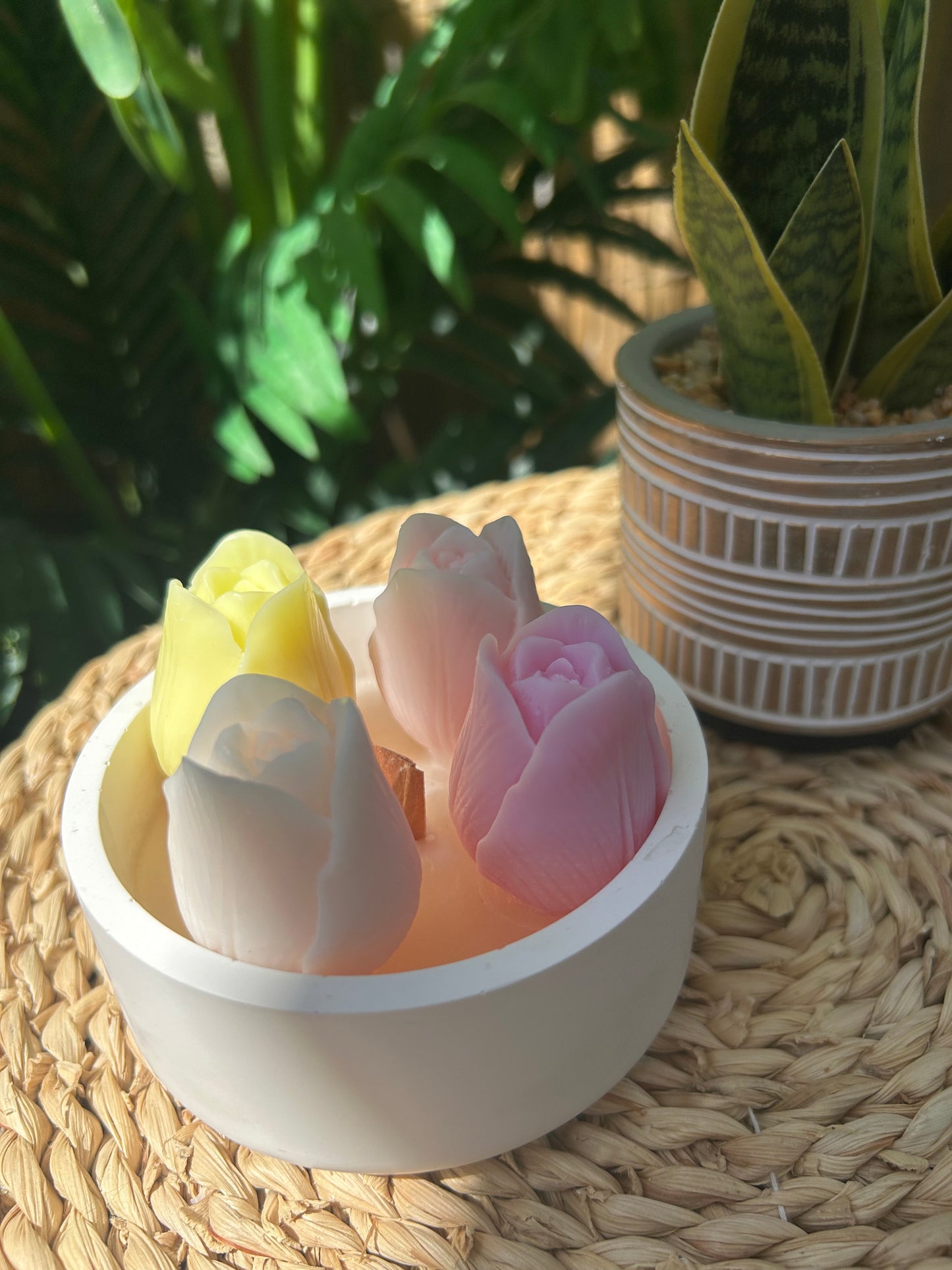 Bougie Tulipes