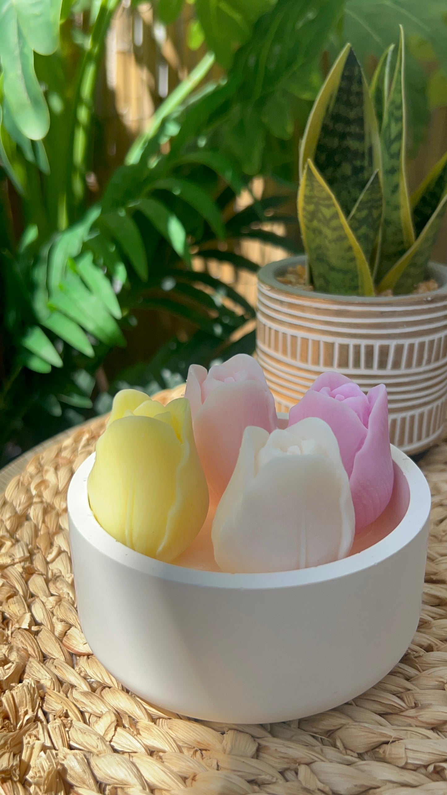 Bougie Tulipes